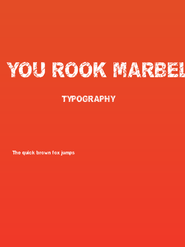 You Rook Marbelous Poster