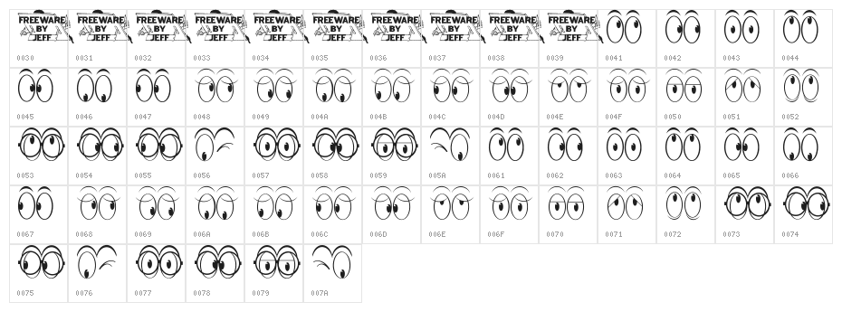You See? JL Character Map