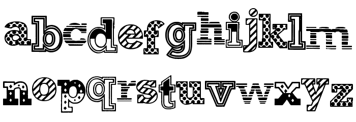 You Wish You Were a Shirley Font LOWERCASE