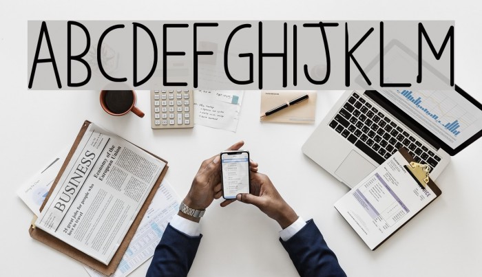 You are a TOY Font examples