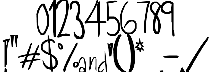 You are my Princess~ Font OTHER CHARS