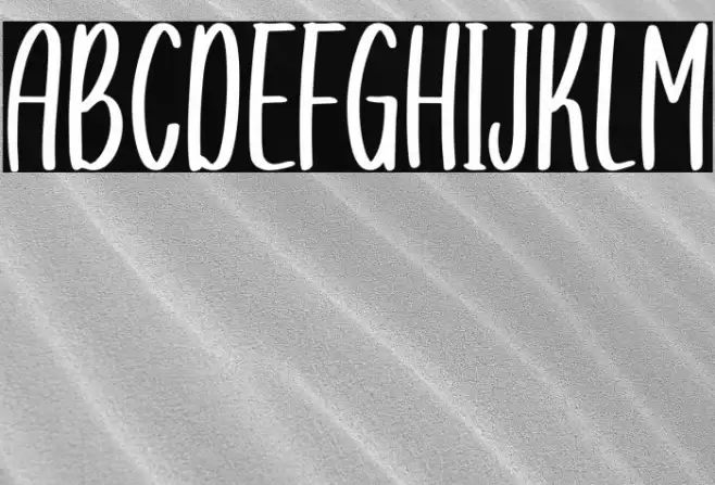 You are my everythink display f Font examples