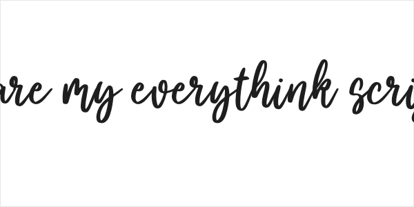 You are my everythink script fo Logo