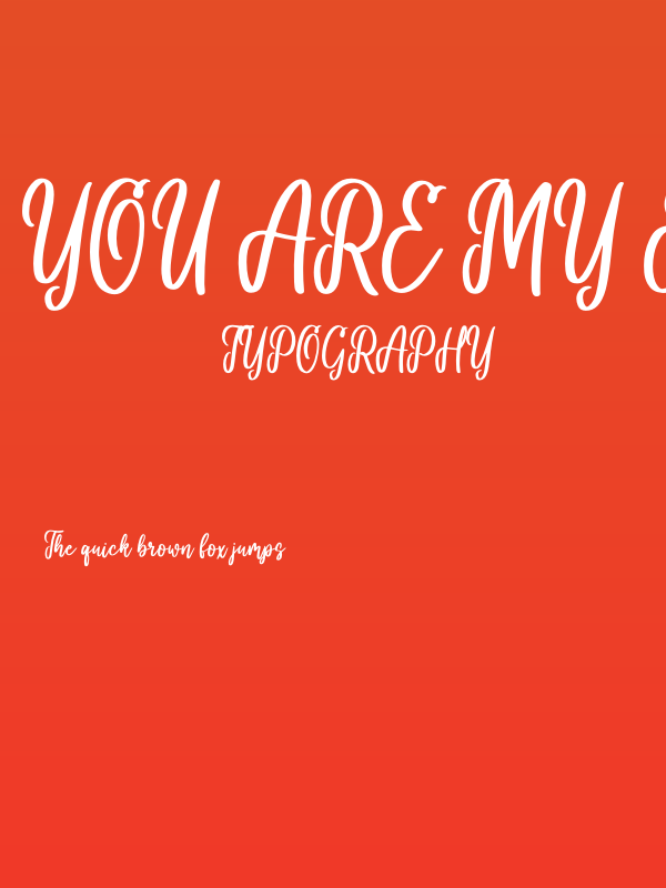 You are my everythink script fo Poster