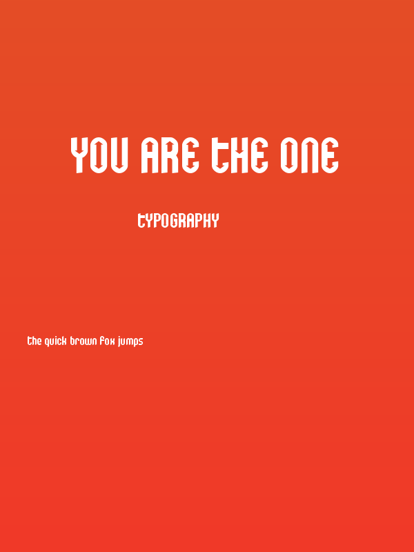 You are the one Poster