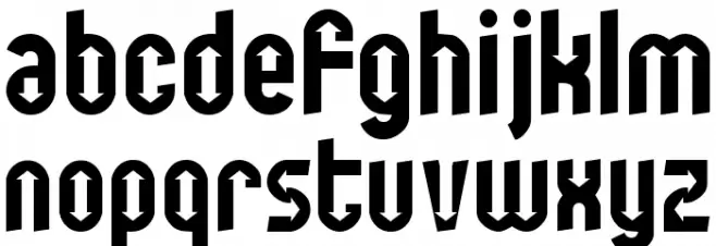 You are the one Schriftart Kleinbuchstaben