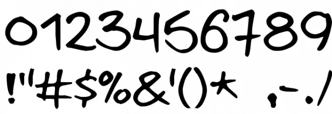 You are what you eat Font OTHER CHARS