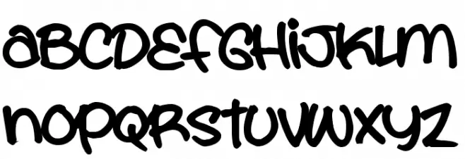 You are what you eat Schriftart Groß