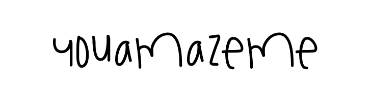 YouAmazeMe  免费字体下载