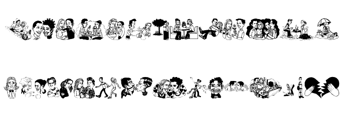 YouAndMe Font LOWERCASE