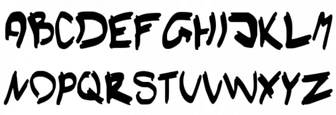YouAreFont Schriftart Groß