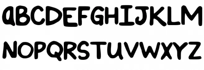 YouAreJustMyType Fonte MAIÚSCULAS