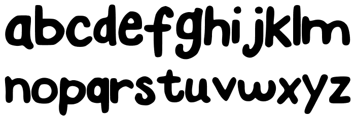 YouAreJustMyType Font LOWERCASE