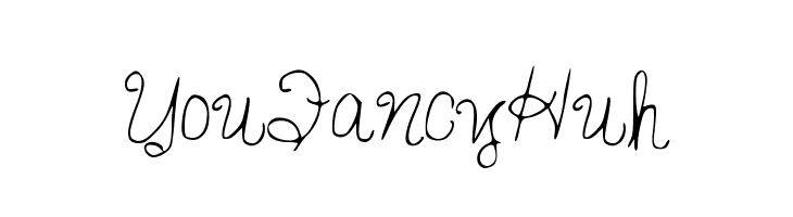 YouFancyHuh  font caratteri gratis