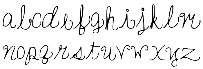 YouFancyHuh Font LOWERCASE