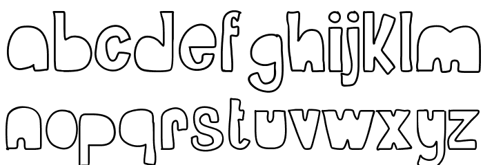 YouKnowTheMovieSong Font LOWERCASE