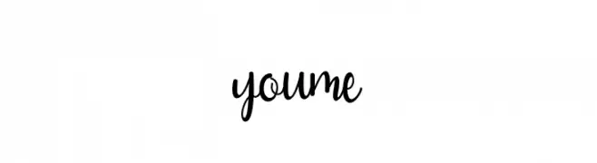 YouMe  フリーフォントのダウンロード