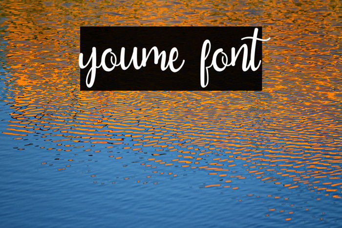 YouMe Font examples
