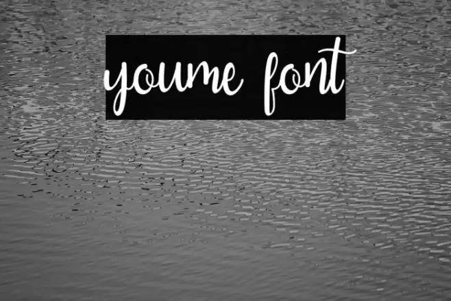 YouMe Font examples