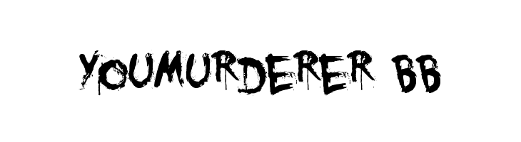 YouMurderer BB Font