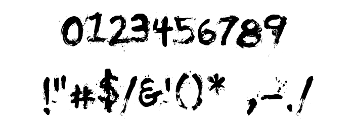 YouMurderer BB Font OTHER CHARS