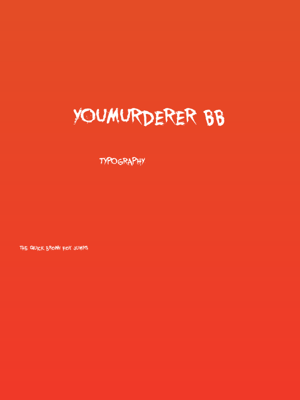 YouMurderer BB Poster