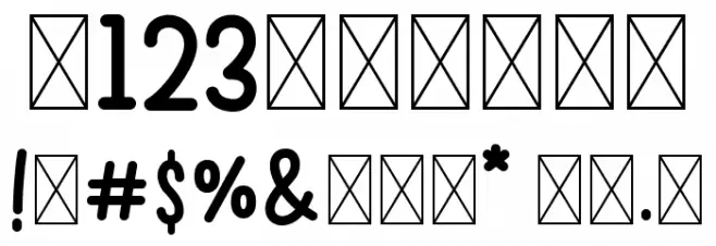 Youjelly Font OTHER CHARS