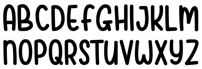 Youjelly Font LOWERCASE