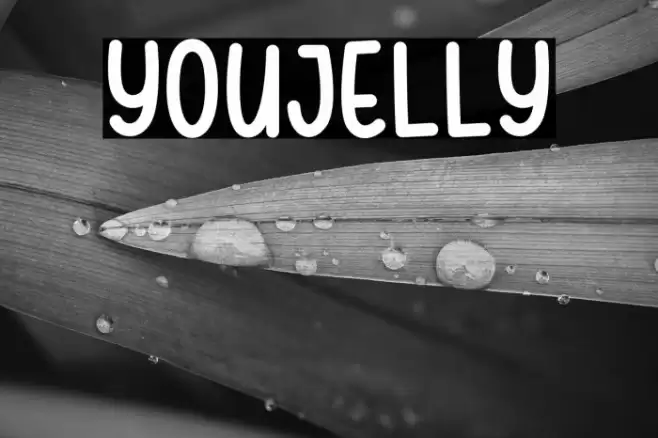 Youjelly Font examples