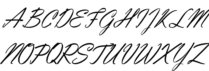 Youlast Font UPPERCASE