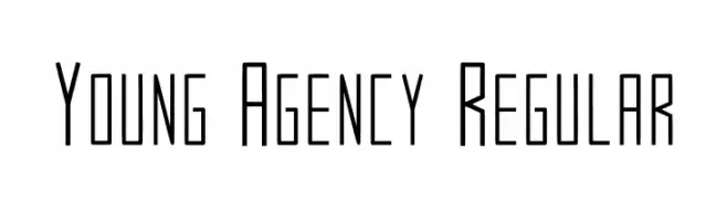 Young Agency Regular  les polices de caractères gratuit tlcharger