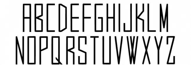 Young Agency Regular Шрифта ВЕРХНИЙ