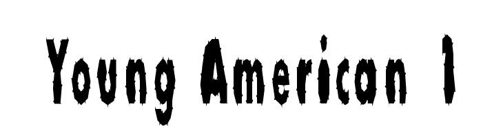 Young American 1  नि: शुल्क फ़ॉन्ट्स डाउनलोड
