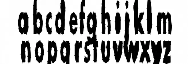 Young American 1 Caratteri MINUSCOLO