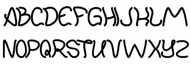 Young And Free Шрифта ВЕРХНИЙ