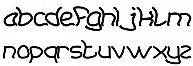 Young And Free Schriftart Kleinbuchstaben