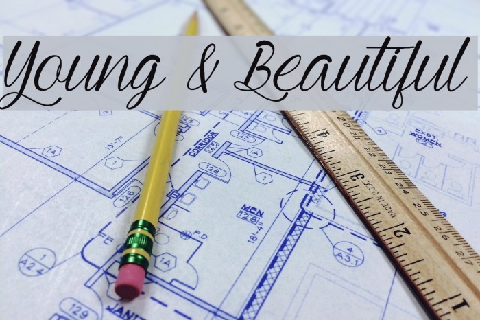 Download Young Beautiful Font Ffonts Net SVG Cut Files