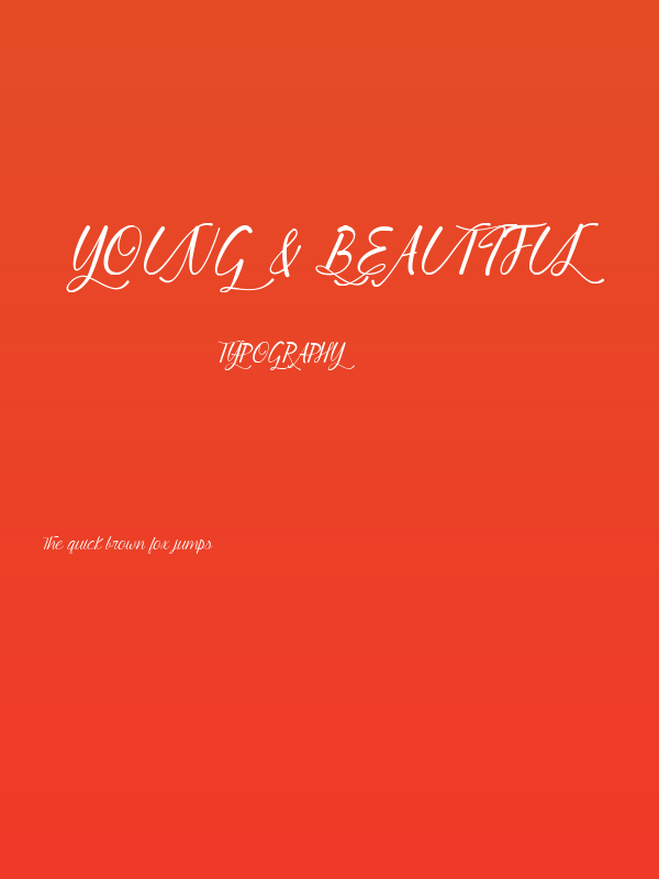 Young & Beautiful Poster