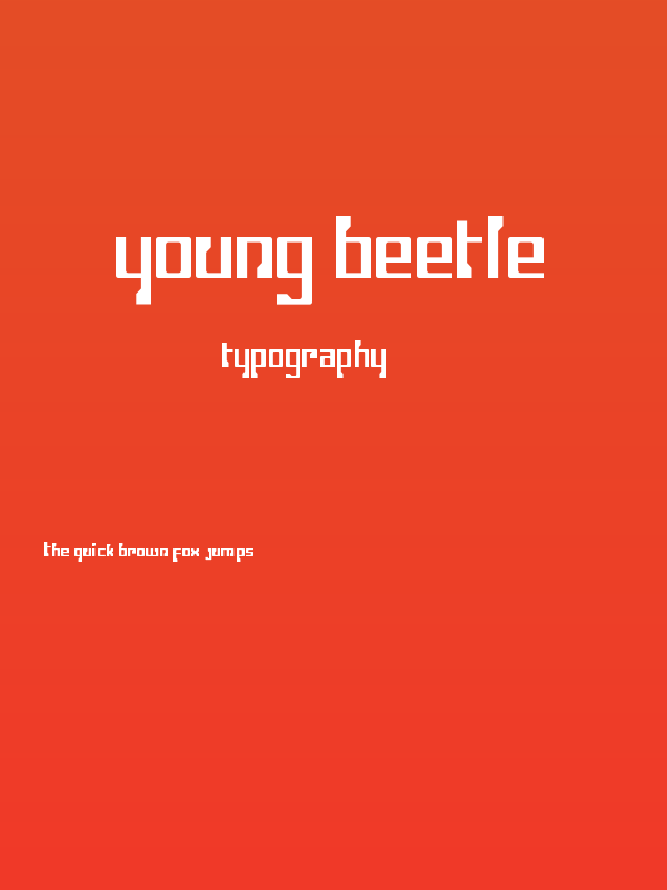 Young Beetle Poster
