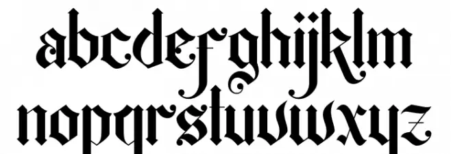 Young Best Font LOWERCASE