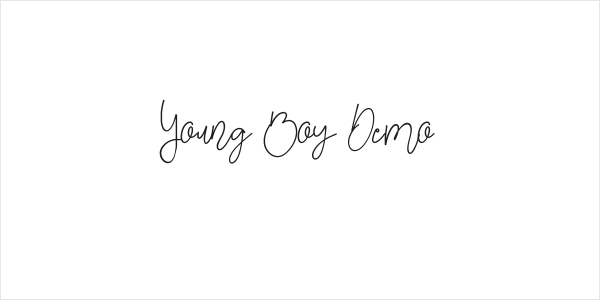 Young Boy Demo Logo