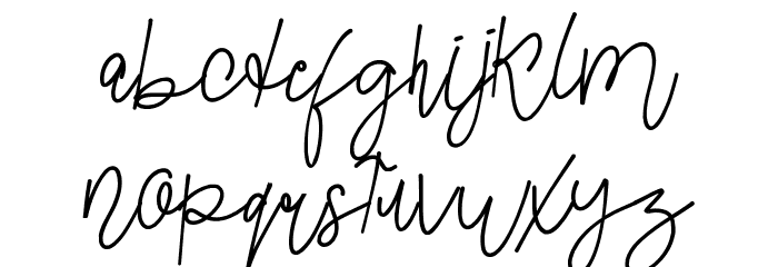 Young Boy Demo Font LOWERCASE