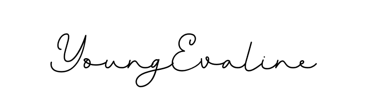 Young Evaline  Descarca Fonturi Gratis