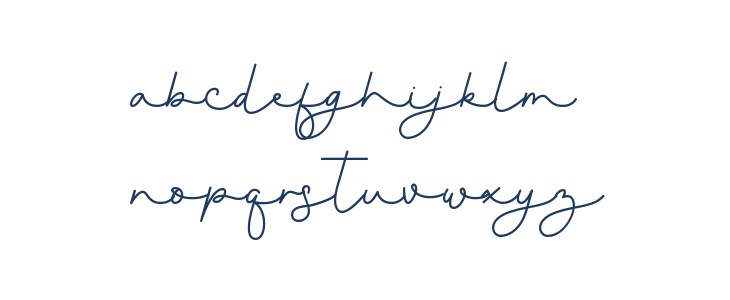 Young Evaline Lowercase