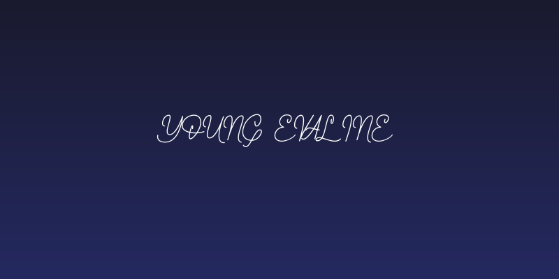 Young Evaline Social Header