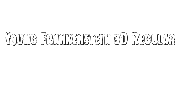 Young Frankenstein 3D Regular Logo