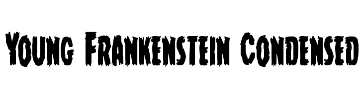 Young Frankenstein Condensed  免费字体下载