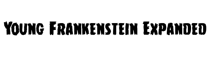 Young Frankenstein Expanded Font
