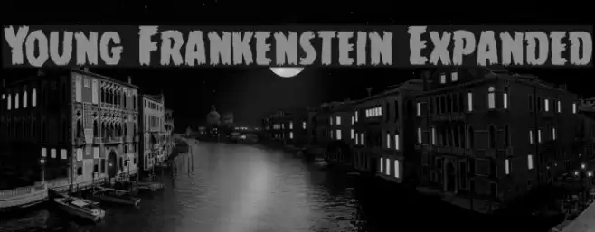Young Frankenstein Expanded Шрифта examples