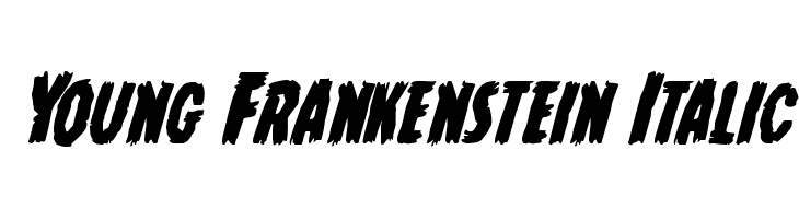 Young Frankenstein Italic Font